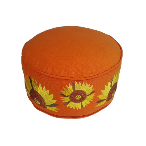 Zafu Rondino - Yoga Flowers - SALE - SALE & OUTLET - MundoYoga Tienda Especializada en Yoga