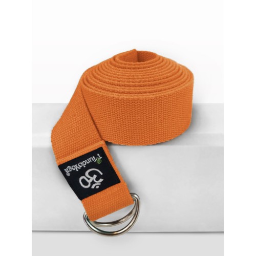 Cotton D-ring Yoga Belt - Yoga Belts - MundoYoga Yoga Shop Specializing in Yoga