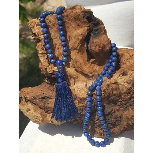 Mala of Sodalite, 6mm - Malas - MundoYoga Yoga Shop Specializing in Yoga