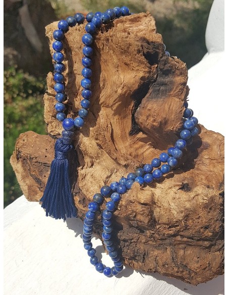 Mala de Sodalita, 6mm - Malas - MundoYoga Tienda Especializada en Yoga