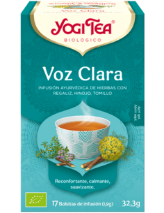 Yogitea Voz clara - Infusões de chá Yogi - MundoYoga Loja de Yoga especializada em Yoga