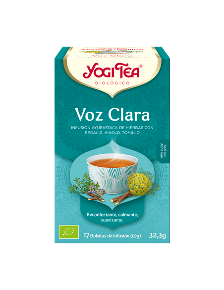 Yogitea Voz Clara - Yogi Tea infusiones - MundoYoga Tienda Especializada en Yoga