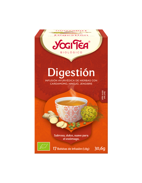 Yogitea Digestão - Infusões de chá Yogi - MundoYoga Loja de Yoga especializada em Yoga