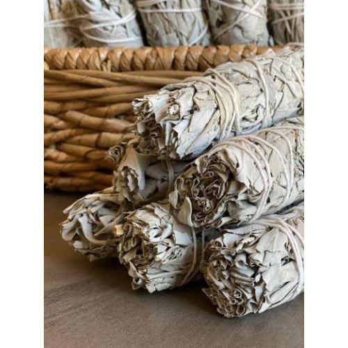 Feixe de Salva Branca, 11-13cm - Incenso para Rituais - MundoYoga Loja de Yoga especializada em Yoga