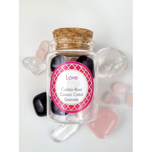 Steinmischung um dein Wasser zu beleben - Love - Wasserbelebung - MundoYoga Yoga Shop, spezialisiert auf Yoga