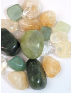 Varilla de Piedras Preciosas - Prosperity - Varilla vitalizante para el agua, llena de piedras preciosas.