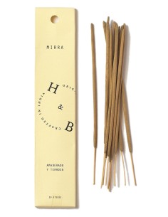 Incienso ayurvédico H&B, Mirra - Incienso Ayurvédico - MundoYoga Tienda Especializada en Yoga