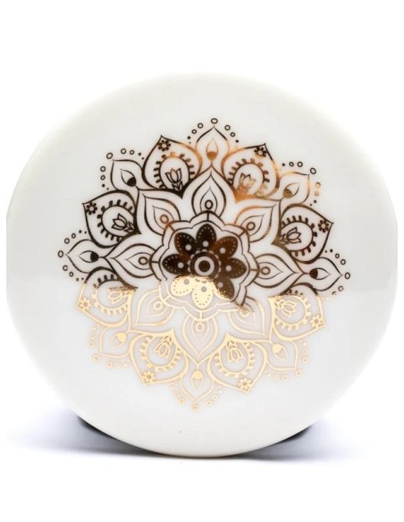 Tasse Mandala Doré - Pichets, tasses, bouteilles - MundoYoga Boutique de yoga spécialisée dans le yoga