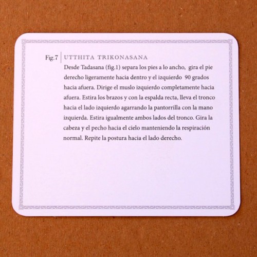 Yoga Instruction Cards - Asana Sequences - Didactic material - MundoYoga Yoga Shop Specializing in Yoga