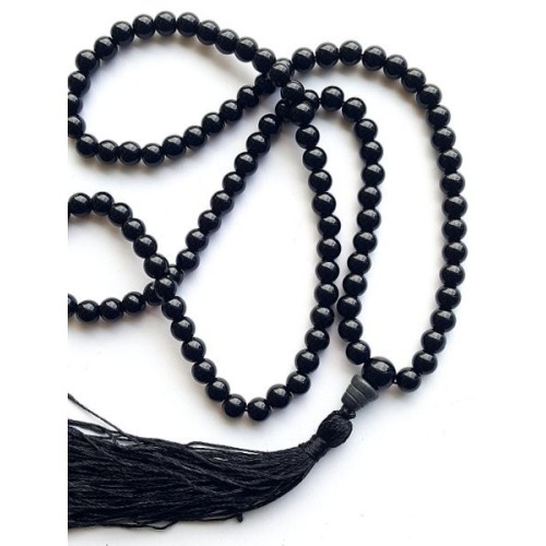 Mala à partir de Obsidiana, 6mm - Malas - MundoYoga Boutique de yoga spécialisée dans le yoga