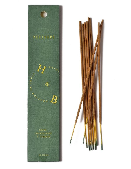 Ayurvedic incense H&B, Vetivert - Ayurvedic Incense - MundoYoga Yoga Shop Specializing in Yoga