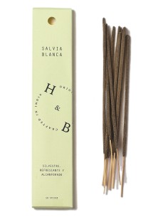 H&B Ayurvedische Räucherstäbchen, Weißer Salbei - Ayurvedische Räucherstäbchen - MundoYoga Yoga Shop, spezialisiert auf Yoga