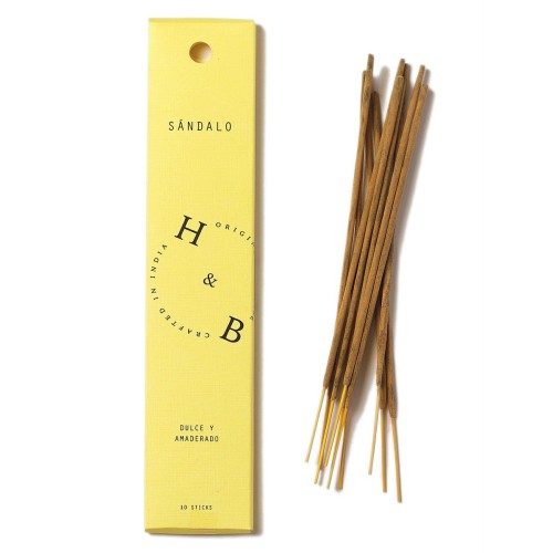 H&B Ayurvedische Räucherstäbchen, Sandelholz - Ayurvedische Räucherstäbchen - MundoYoga Yoga Shop, spezialisiert auf Yoga
