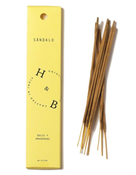 H&B Ayurvedische Räucherstäbchen, Sandelholz - Ayurvedische Räucherstäbchen - MundoYoga Yoga Shop, spezialisiert auf Yoga