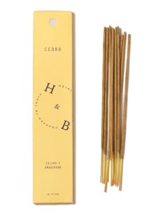 H&B Ayurvedische Räucherstäbchen, Zedernholz - Ayurvedische Räucherstäbchen - MundoYoga Yoga Shop, spezialisiert auf Yoga