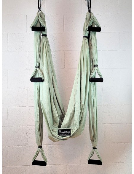 Balancelle AeroYoga - Vert sauge - Unicolore - MundoYoga Boutique de yoga spécialisée dans le yoga