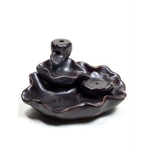 Quemador Incienso Reflujo, Loto - Reflux incense and censers - MundoYoga Yoga Shop Specializing in Yoga