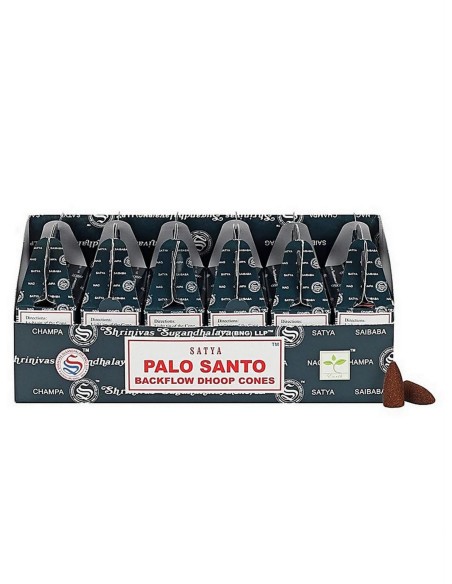 Conos de reflujo, Satya, Palo Santo - Incienso y incensarios de Reflujo - MundoYoga Tienda Especializada en Yoga
