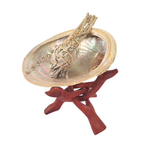 Abalone set for purification rituals