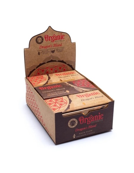 Conos de Reflujo "Organic" - Sangre de Dragón - Incienso y incensarios de Reflujo - MundoYoga Tienda Especializada en Yoga