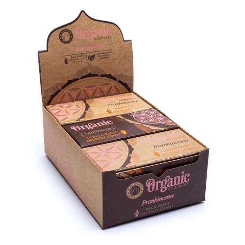 Cones de incenso de refluxo "Organic" - Frankincense - Incenso de refluxo - MundoYoga Loja de Yoga especializada em Yoga