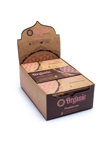 Cones de incenso de refluxo "Organic" - Frankincense - Incenso de refluxo - MundoYoga Loja de Yoga especializada em Yoga
