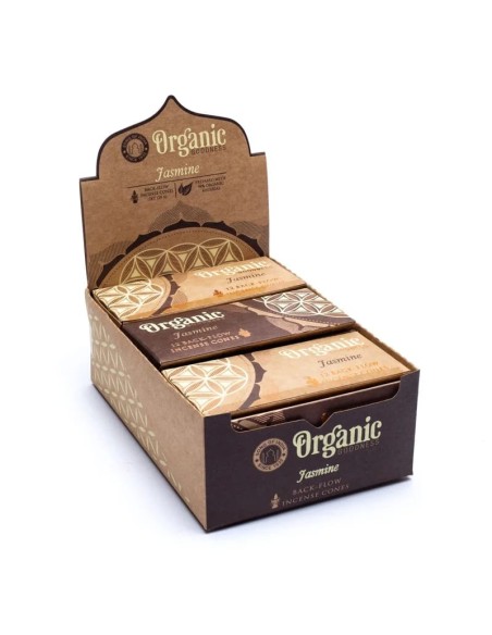 Reflux cones "Organic" - Jasmine - Reflux incense and censers - MundoYoga Yoga Shop Specializing in Yoga
