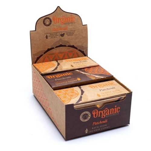 Reflux Cones "Organic" - Patchouli - Reflux incense and censers - MundoYoga Yoga Shop Specializing in Yoga