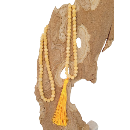 Mala from Calcita yellow, 6mm - Malas - MundoYoga Yoga Shop Specializing in Yoga