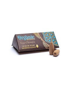 Cônes de reflux "Organic" - Nag Champa - Encens et Reflux Brûleurs d'encens - MundoYoga Boutique de yoga spécialisée dans le yog