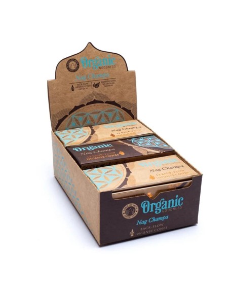 Reflux-Kegel "Organic" - Nag Champa - Räucherkegel und Reflux Räuchergefäße - MundoYoga Yoga Shop, spezialisiert auf Yoga