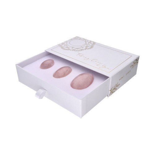 Huevos Yoni - Cuarzo Rosa - Salud Femenina - MundoYoga Tienda Especializada en Yoga