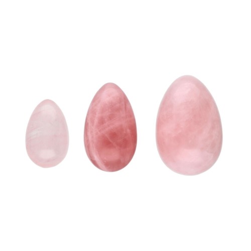 Huevos Yoni - Cuarzo Rosa - Salud Femenina - MundoYoga Tienda Especializada en Yoga