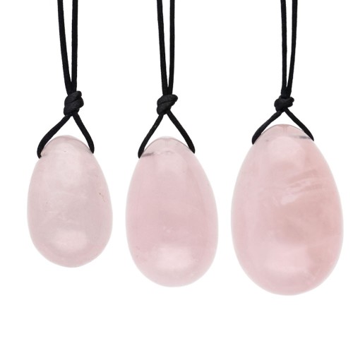 Yoni Eggs - Rose Quartz - Women's Health - MundoYoga Yoga Shop Specializing in Yoga