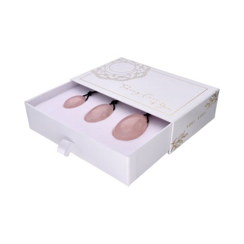 Ovos Yoni - Quartzo Rosa - Saúde feminina - MundoYoga Loja de Yoga especializada em Yoga