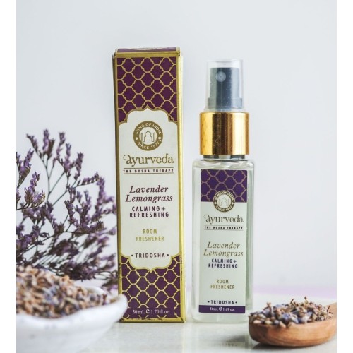 TRIDOSHA Ayurvedisches Raumspray, Lavendel-Zitronengras - Raumdüfte - MundoYoga Yoga Shop, spezialisiert auf Yoga