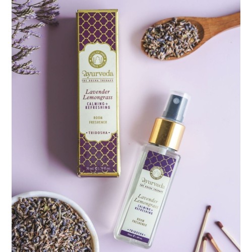 Ambientador ayurvédico TRIDOSHA, Lavanda-Lemongrass - Incienso en Spray - MundoYoga Tienda Especializada en Yoga
