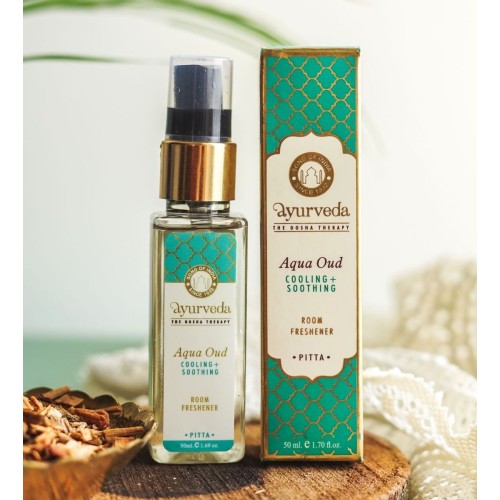 PITTA Ayurvedic Air Freshener, Aqua-Oud - Smudge Spray - MundoYoga Yoga Shop Specializing in Yoga