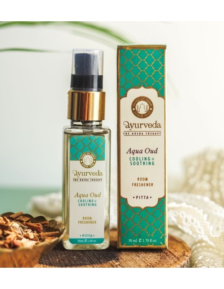 PITTA Ayurvedic Air Freshener, Aqua-Oud - Smudge Spray - MundoYoga Yoga Shop Specializing in Yoga