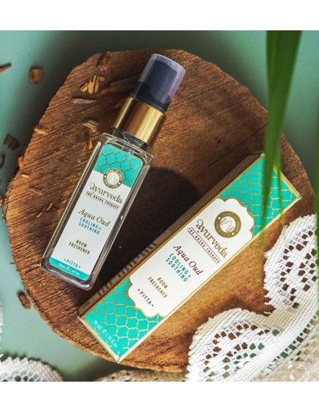 PITTA Ayurvedic Air Freshener, Aqua-Oud - Smudge Spray - MundoYoga Yoga Shop Specializing in Yoga