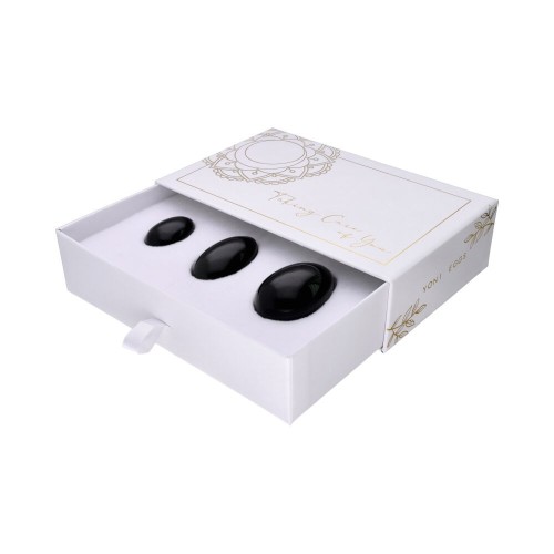 Ovos Yoni - Obsidiana - Saúde feminina - MundoYoga Loja de Yoga especializada em Yoga