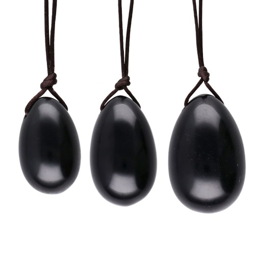 Huevos Yoni - Obsidiana - Salud Femenina - MundoYoga Tienda Especializada en Yoga