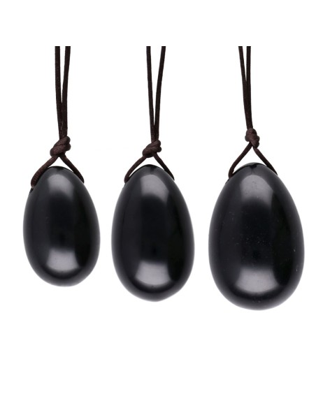 Huevos Yoni - Obsidiana - Salud Femenina - MundoYoga Tienda Especializada en Yoga