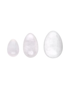 Huevos Yoni - Cuarzo Blanco - Salud Femenina - MundoYoga Tienda Especializada en Yoga