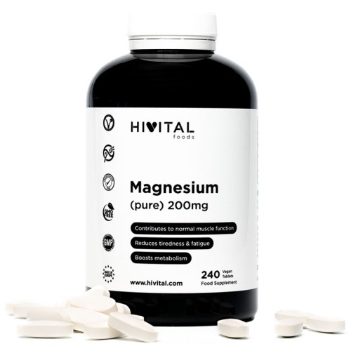 Magnésio puro - 200mg