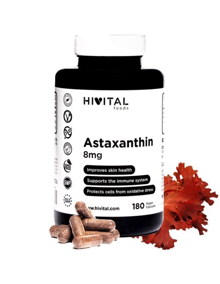 Astaxanthine - 8 mg - Suppléments Nutritionnels - MundoYoga Boutique de yoga spécialisée dans le yoga