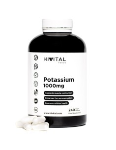 Potassium - 1000mg - Suppléments Nutritionnels - MundoYoga Boutique de yoga spécialisée dans le yoga