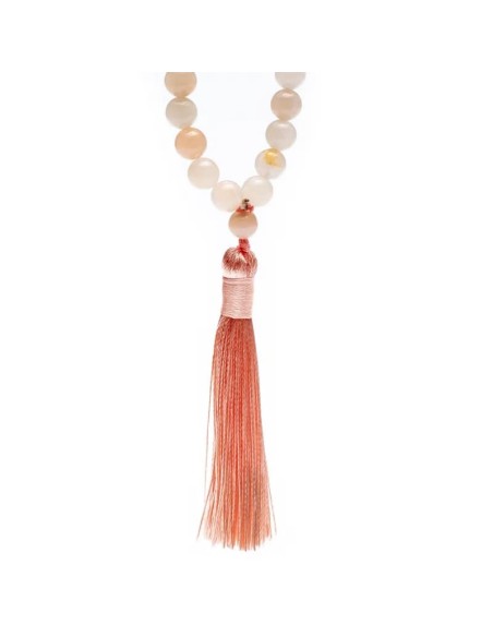 Mala of Aventurine peach, 8mm - Malas - MundoYoga Yoga Shop Specializing in Yoga