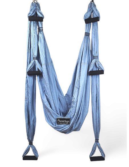 Balancelle AeroYoga - ICE BLUE - Unicolore - MundoYoga Boutique de yoga spécialisée dans le yoga