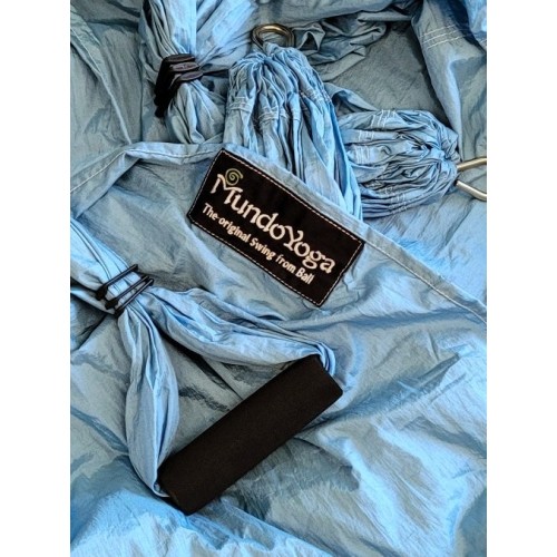 Columpio MundoYoga - AZUL HIELO - Unicolor - MundoYoga Tienda Especializada en Yoga